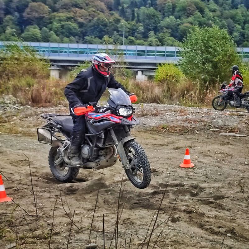 Rusmototravel (Rus Moto Travel, RMT) Enduro Training, Advanced Ridings Skills, Sochi, Krasnaya Polyana, BMW F850GS