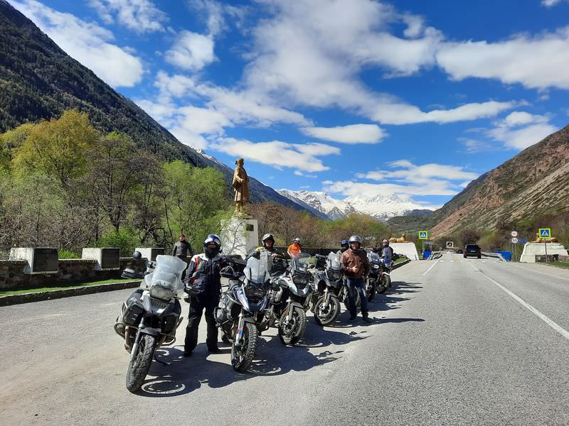 Sochi-Elbrus guided motorycle tour Rusmotoravel RMT Ride Report 1-9 May 2021