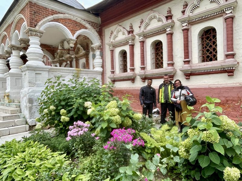 Savvino-Storozhevsky Monastery in mototour in Russia