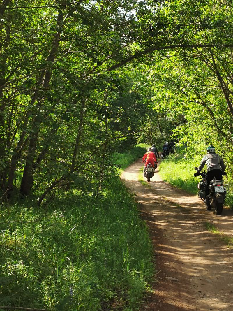 Enduro course at valday