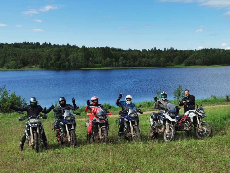 Enduro course at valday