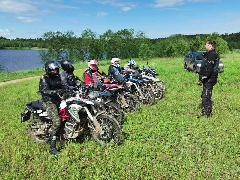 Enduro course at valday