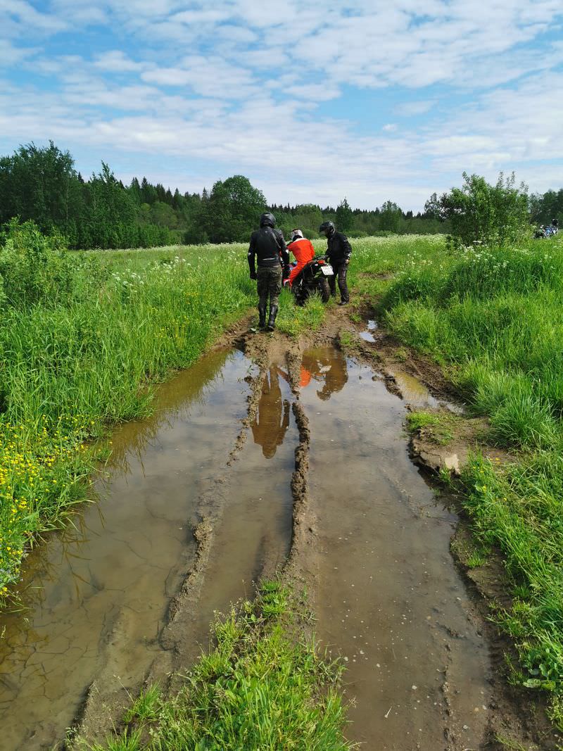 Enduro course at valday