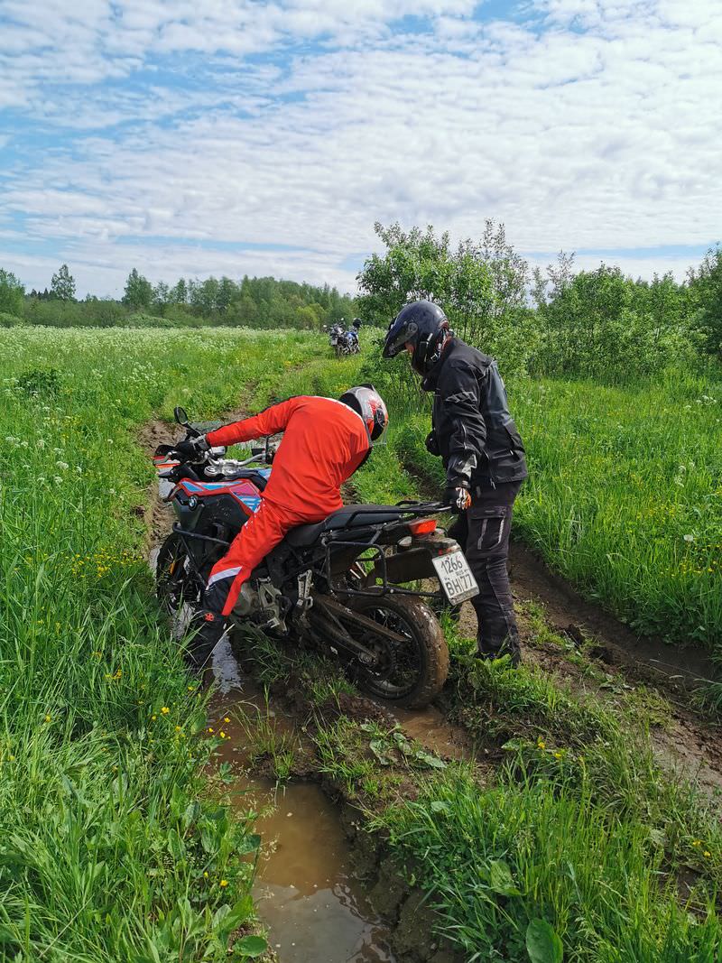 Enduro course at valday