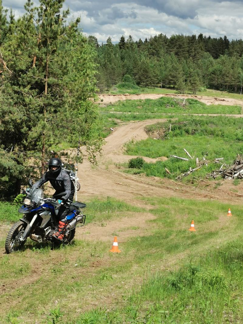 Enduro course at valday