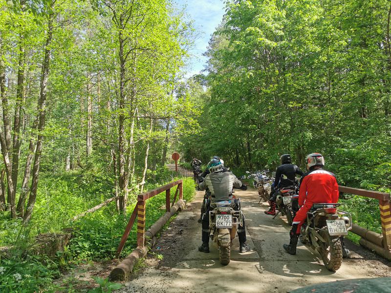 Enduro course at valday