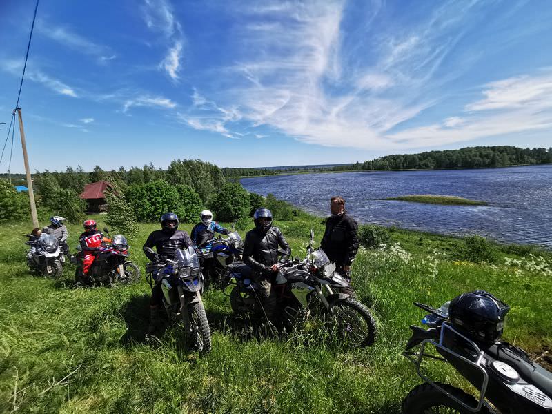 Enduro course at valday