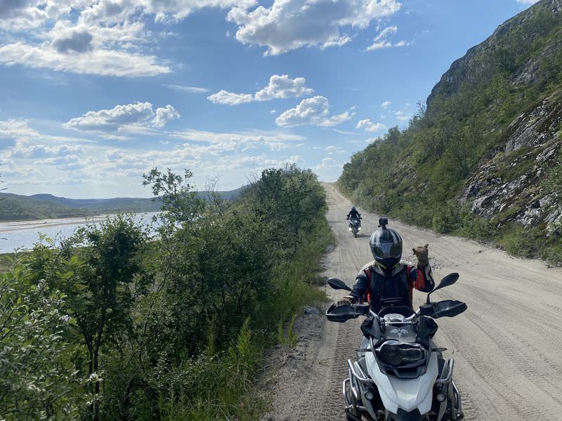 an expedition by rusmototravel (RMT) rus moto travel from Moscow to Kola Peninsula, to Rybachy