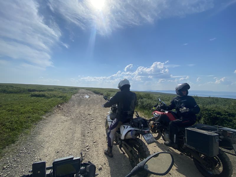 an expedition by rusmototravel (RMT) rus moto travel from Moscow to Kola Peninsula, to Rybachy