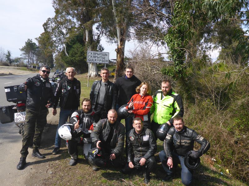 2-4 April Abkhazia tour RMT BMW R1250GS ride report