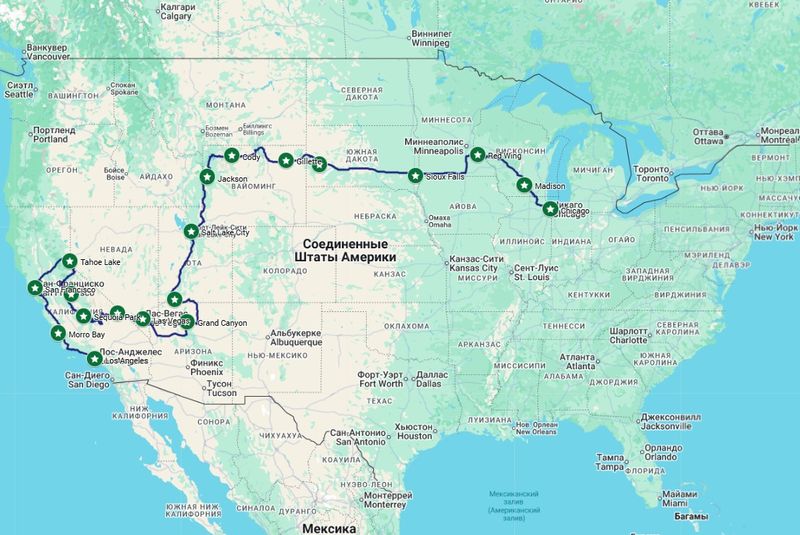 Тур по США 2026 с Рус Мото Тревел 